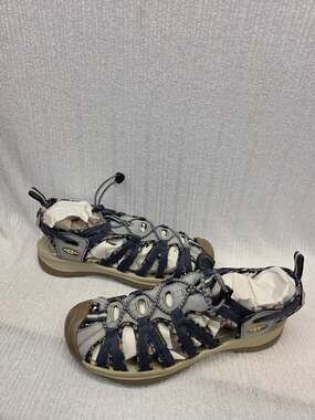 Keen Women's Whisper Navy Print Waterproof Hiking Water Sandals